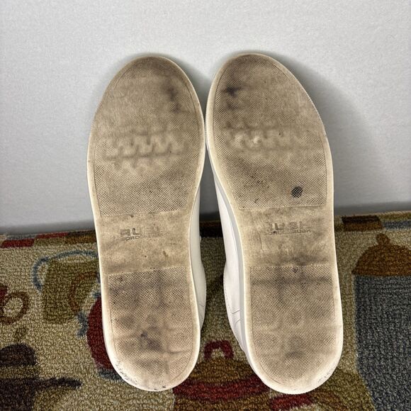 RUSH Gordon Rush Riley White Faux Leather Low Top Lace Up Sneakers Mens Sz 11 - Picture 5 of 6